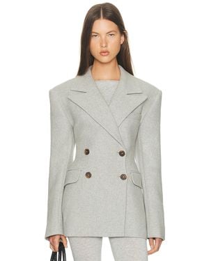 Helsa Italian Wool Blend Blazer - Gray