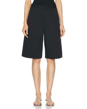 Matteau Long Chino Short - Black
