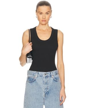 Wardrobe NYC Scoop Neck Tank - Blue