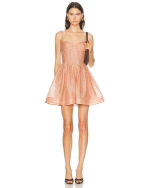 Zimmermann Luna Corset Mini Dress - Natural