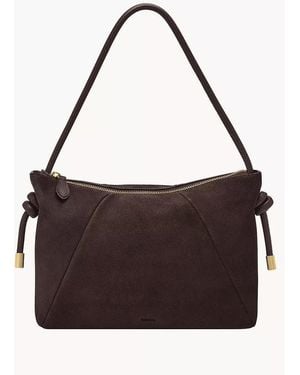 Fossil Willa Leather Shoulder Bag - Brown