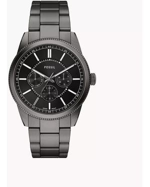 Fossil Pearson Multifunction Gunmetal Stainless Steel Watch - Grey