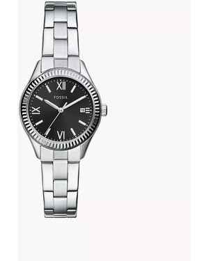 Fossil Rye Three-hand Date Watch - White