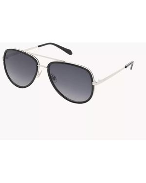 Fossil Marley Pilot Sunglasses - White