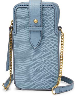 Fossil Lainie Phone Case Crossbody - Blue