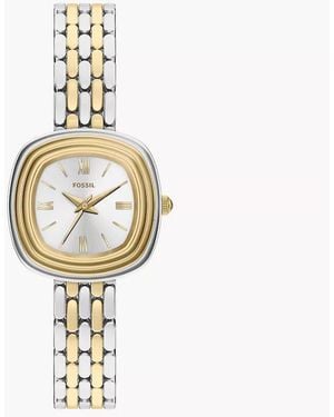 Fossil Emerson Three-hand Two-tone Stainless Steel Watch - Metallic
