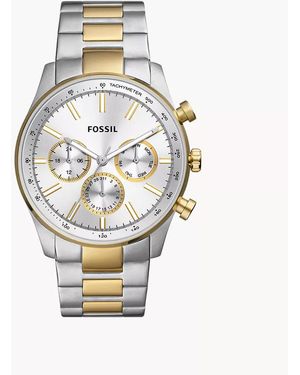 Fossil Sullivan Multifunction Two-tone Stainless Steel Watch - Metallic