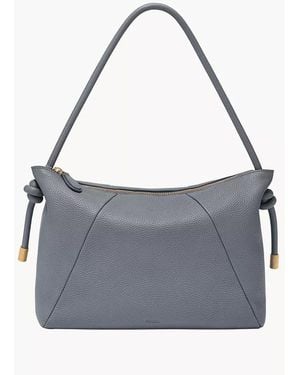 Fossil Willa Leather Shoulder Bag - Grey