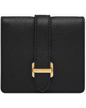Fossil Emery Small Snap Bifold - Black