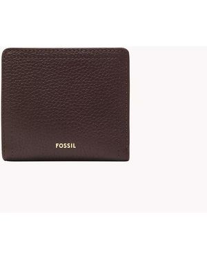 Fossil Logan Small Bifold - Purple