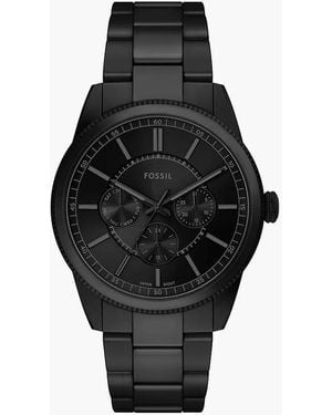 Fossil Pearson Multifunction Black Stainless Steel Watch