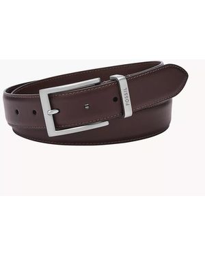 Fossil Brooks Belt - Brown