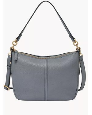 Fossil Jolie Leather Crossbody Bag - Grey