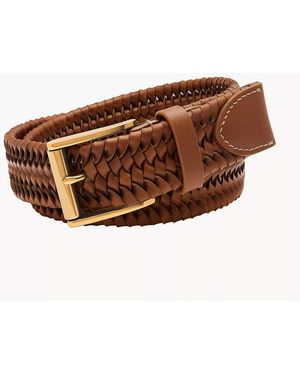 Fossil Rhett Belt - Brown