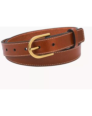 Fossil D-link Belt - Brown