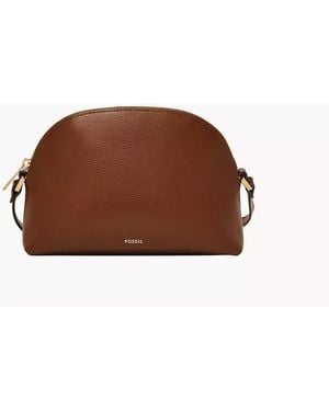 Fossil Bri Dome Crossbody - Brown