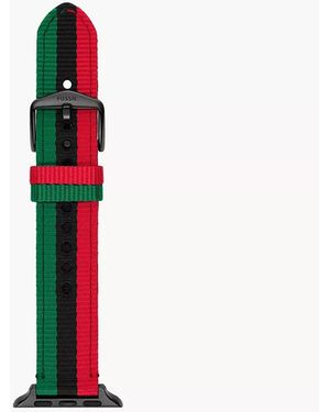 Fossil Black History Month Limited Edition 38/40/41/42mm Multicolour Rpet Band For Apple Watch® - Red