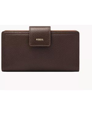 Fossil Logan Tab Clutch - Brown
