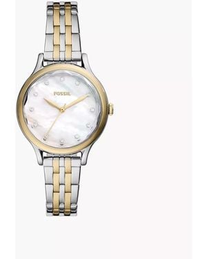 Fossil Outlet Laney Three-hand, Stainless Steel Watch - Metallic