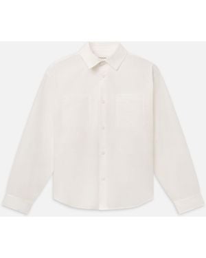 FRAME Linen Blend Shirt - White