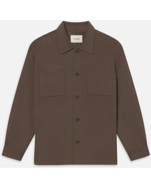 FRAME Double Face Wool Trucker - Grey