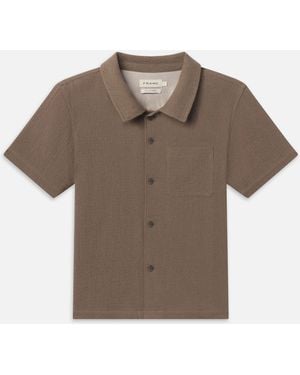 FRAME Open Weave Shirt - Brown