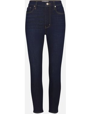 FRAME Le High Skinny Crop Jean - Blue