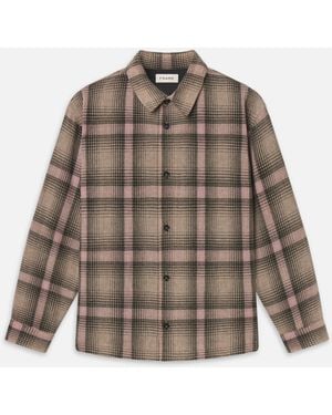 FRAME Plaid Overshirt - Brown