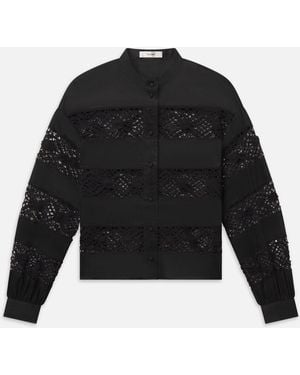 FRAME The Statement Heirloom Shirt - Black