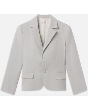 FRAME The Stripe Classic Blazer - White