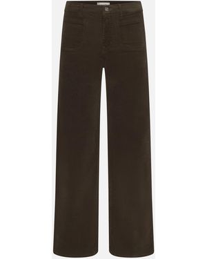 FRAME Le Slim Palazzo Modernist Pocket Corduroy - Brown