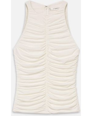 FRAME The Ruched Tank - White