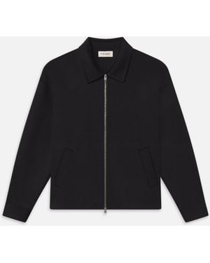 FRAME Double Face Wool Jacket - Black