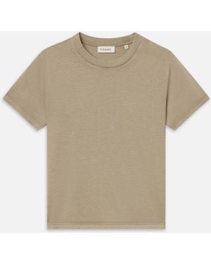FRAME Light Cotton Tee - Natural