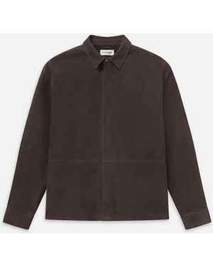 FRAME Suede Shirt - Black