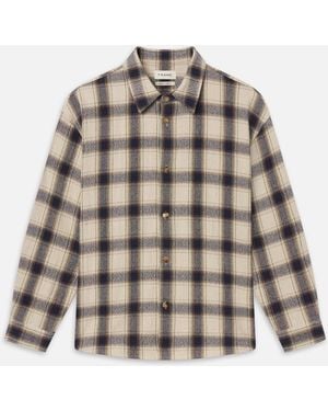 FRAME Plaid Overshirt - White