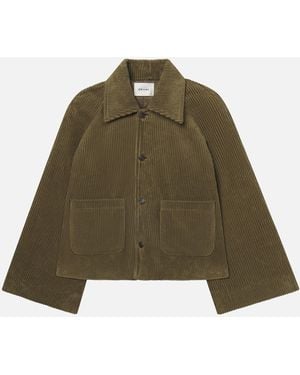 FRAME The Corduroy Swing Jacket - Green