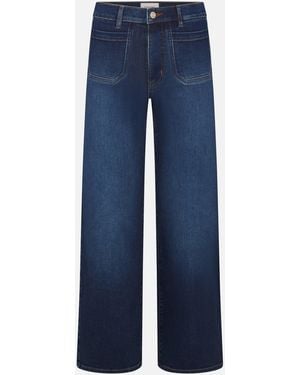 FRAME Le Pixie Slim Palazzo Modernist Pocket - Blue