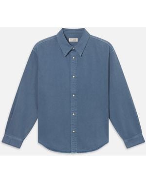 FRAME Classic Cotton Shirt - Blue