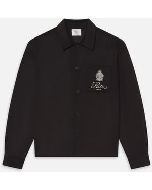 FRAME Ritz Double Face Overshirt - Black