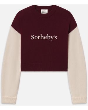 FRAME Sotheby's Cashmere Sweater - Red