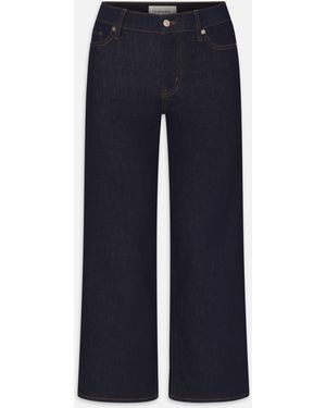 FRAME Le Slim Palazzo Crop - Blue