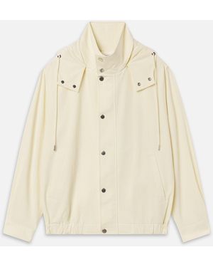 FRAME The Seersucker Track Jacket - Natural