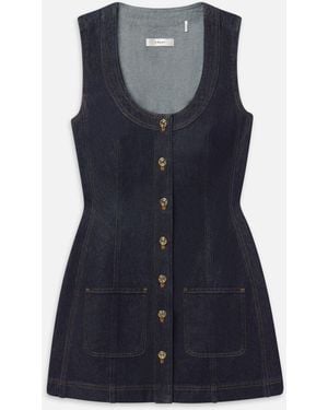 FRAME The Patch Pocket Dress - Blue