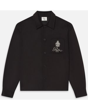 FRAME Ritz Double Face Overshirt - Black