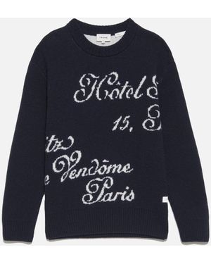 FRAME Ritz Crew Jumper - Blue