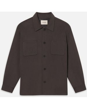 FRAME Double Face Wool Trucker - Grey