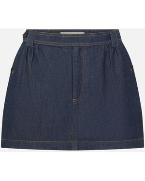 FRAME The Denim Utility Skirt - Blue