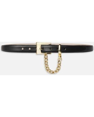 FRAME The Chain Detail Belt - Black