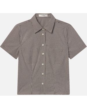 FRAME The Check Seaside Shirt - Grey